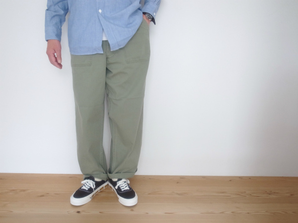 orslow HERRINGBONE SUMMER FATIGUE PANTS(オアスロウ)