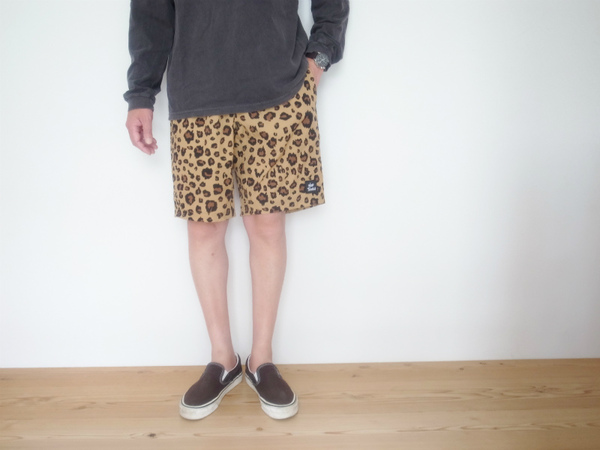 WILD THINGS PRINT BASE SHORTS LEOPARD(ワイルドシングス)