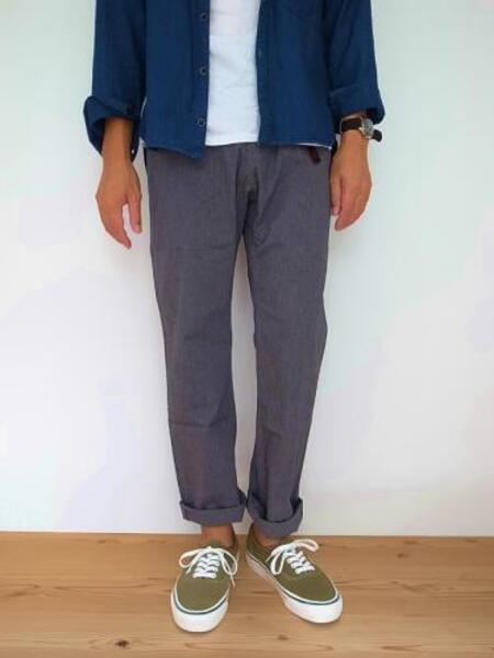 GRAMICCI NN- PANTS JUSTCUT HEATHER GRAY | DOWN THE LINE - 和歌山県和歌山市  ワーク・ミリタリー系を軸に自分たちが欲しいと思う、 リラックスして身につけられるものを取り揃えたセレクトショップ