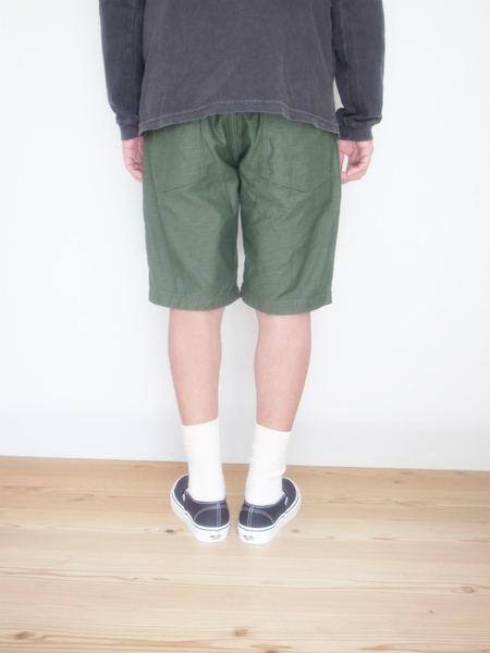 orslow US ARMY FATIGUE SHORTS GREEN