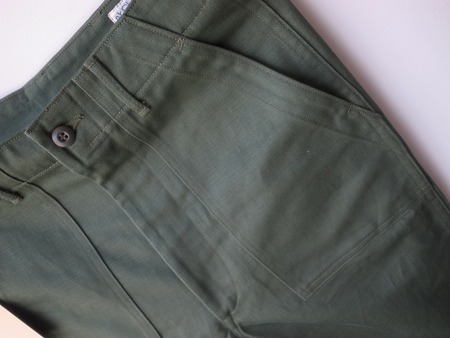 Orslow HIGH WAIST FATIGUE PANTS