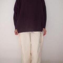 Ordinary fits BARBER KNIT OF-N052-324 PPL