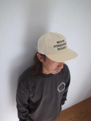 WESTERN HYDRODYNAMIC RESERCH PROMO HAT WHITE×BLACK