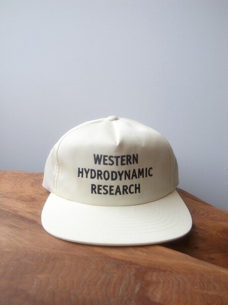 WESTERN HYDRODYNAMIC RESERCH PROMO HAT WHITE×BLACK