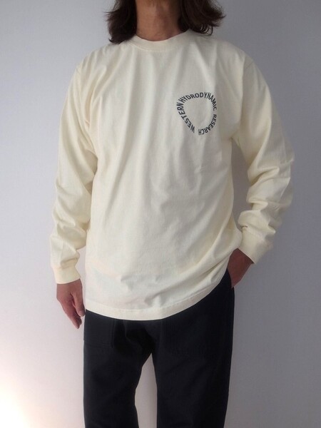 WESTERN HYDRODYNAMIC RESERCH CIRCLE L/S TEE WHITE