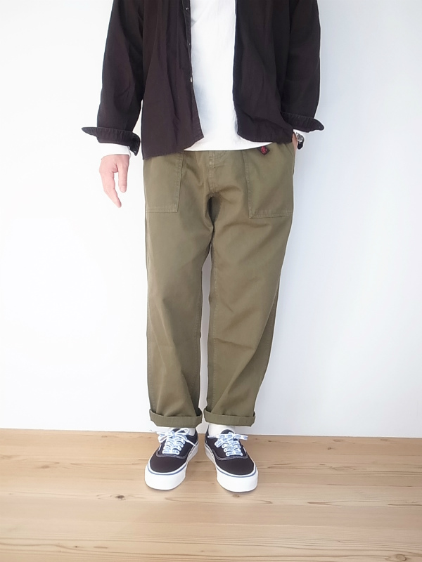 GRAMICCI LOOSE TAPERED PANTS OLIVE | DOWN THE LINE - 和歌山県 ...